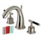 Kingston Brass KS2968CKL Widespread Bathroom Faucet with Brass Pop-Up, Brushed Nickel KS2968CKL - alternate 1